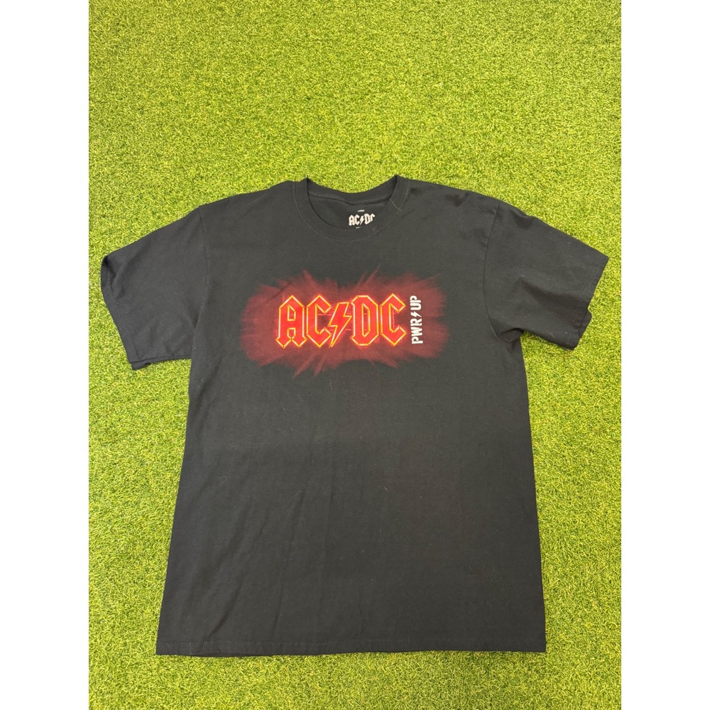AC/DC‎ PWR UP Band T-Shirt Mens Large Black 2020 Graphic Rock Tee Short Sleeve